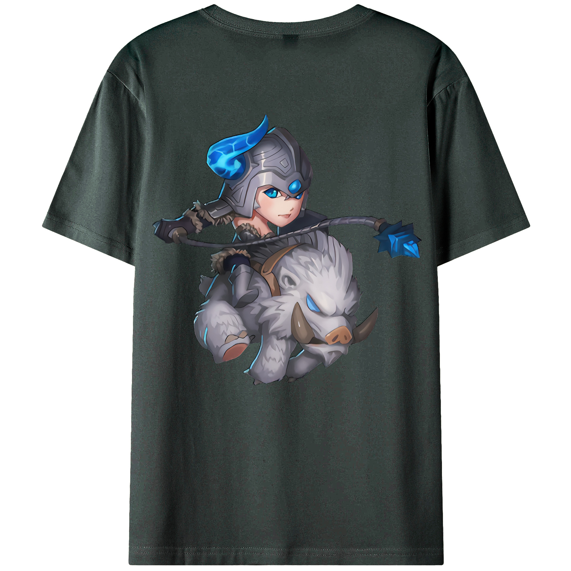（画像用） リーグ・オブ・レジェンド League of Legends LOL 綿100％ メンズ半袖Tシャツ（バックプリント） 通気性